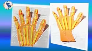 How to make a Robotic Hand|DIY  Paper Robot Hand | #diy #craft #art#science#scienceproject #robot