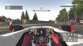 F1 2016 Formation lap w/ wheel