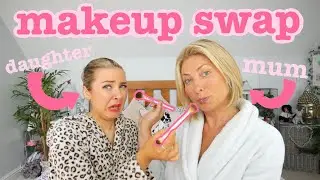 MUM & DAUGHTER SWAP MAKEUP BAGS & do each others makeup!!