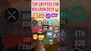 TOP CRYPTOS FOR BULLRUN 2025 #cryptocurrency #bitcoin #crypto #jasmycoin #lunacoin #xrp