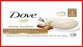 Dove Beauty Bar Gentle Skin Cleanser Moisturizing for Gentle Soft Skin Care Shea Butter