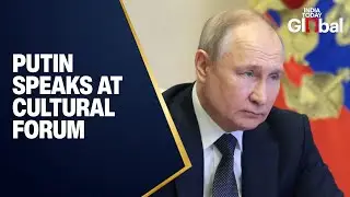 LIVE: Putin Speaks at Cultural Forum in St. Petersburg