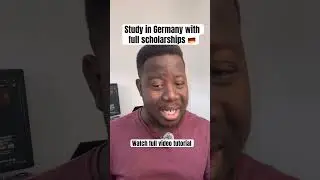 Full scholarship in Germany 🇩🇪 #fullyfundedscholarship #daadscholarship #studyingermany #daad