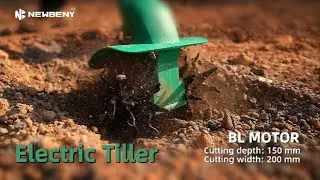 NewBeny 8&Prime; Brushless Cordless Cultivator | Powerful Garden Tiller in Action!