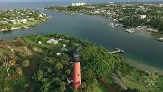 Jupiter, Florida Inlet Aerial Tour