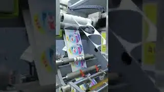 2020 DYM Automatic waste matrix turret rewinder working video in customer factory