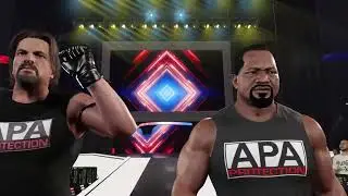 💥 APA против Brainbusters против Eliminators | Tag Team War | WWE 2K25