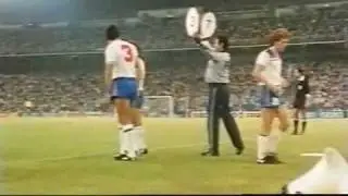 ENGLAND SPAIN 2 ROUND WORLD CUP 1982