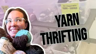Yarn Thrifting! Treasure Hunting, Stash Tour, Yarn Haul!