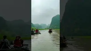 Vietnam in monsoon 🇻🇳 #ninhbinh #vietnam #vietnamtravel #countryside #travel #heaven #shorts