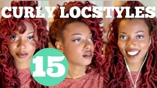15 CURLY LOCSTYLES | Keisha Charmaine