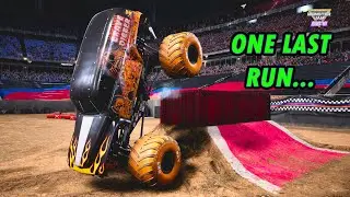 Monster Jam Showdown - Grave Digger Grandma Fire MILLION Point Freestyle!