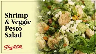 Shrimp & Asparagus Pea Salad with Mint Pistachio Pesto | ShopRite Grocery Stores