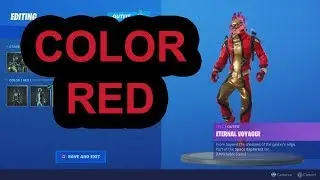 Unlocking Eternal Voyager Outfit Color Red (Out of Time Challenges) Fortnite Season 10