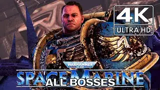 Warhammer 40,000 Space Marine Master Crafted Edition - All Bosses [Hard] + Endings (With Cutscene)