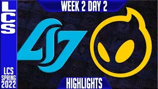 CLG vs DIG Highlights | LCS Spring 2022 W2D2 | Counter Logic Gaming vs Dignitas