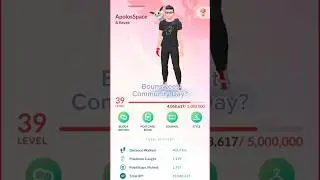 LUCKY CATCH BOUNSWEET POKEMON GO COMMUNITY DAY? #DocuHobby #PokemonGo