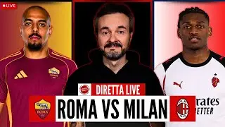 ROMA-MILAN LIVE 🔴 Segui la partita di Serie A con Rinaldo Morelli!