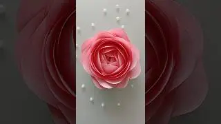 how to make DIY paper flowers at home || paper rose #diy #shorts #craft