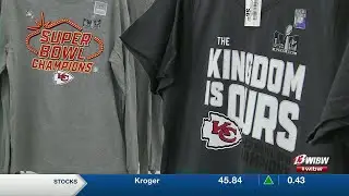 Local sports stores rollout Chiefs championship merchandise