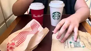 Tim Hortons vs Starbucks coffee