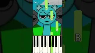 SPRUNKI - Sky Blue Phase 2 - (EASY PIANO TUTORIAL)
