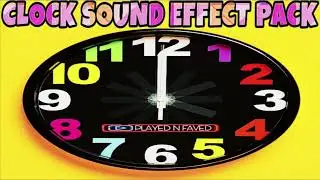Clock Sound Effect Pack ( Clocks, Ticking, Strike, Chime, Winding )