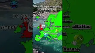 What does your country call pineapples? #mapedit #maps #mapshorts #mapping #mappers