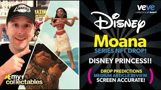 Disney's Moana NFT Collection Drops on Veve! 2nd Disney Princess!! Reaction and Drop Predictions!