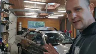 Mercedes 126 sec 560 USA renowacja drewna