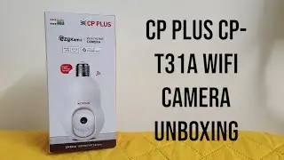 🔥 Wi-Fi камера CP Plus CP-T31A | Распаковка | Ламповый тип | 3 МП | 🔥
