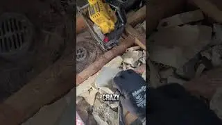 🏚️ Hidden Surprises Under the Floor! 🤯 Old Drain Found! #plumbing #shorts #hiddenhistory