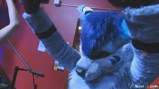 Fursuiting at a College Halloween Dance