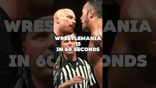 WrestleMania 15 in 60 Seconds #wwe #wrestling #shorts