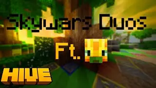 HIVE SKYWARS | DUOS WITH YELLOWFISH *FUNNY* (Minecraft Bedrock Edition)