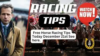 Free Horse Racing Tips Today Saturday 21st  December Racing Today top picks #horseracing