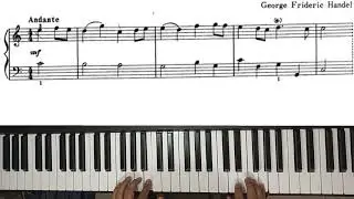 Gavotte in C (Handel) c/metrónomo (60-80) y partitura