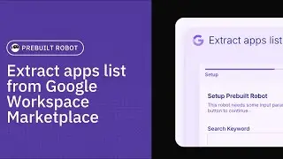 Extract apps list from Google Workspace Marketplace