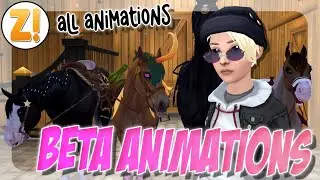SSO BETA ALLE NEUEN ANIMATIONEN ALL NEW ANIMATION - SSO CHARAKTER BETA 🐴 | Star Stable