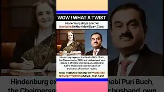 Hindenburg Report on SEBI#shorts #ytshorts#currentaffairs #couple #latestupdate #currentnews #hindi