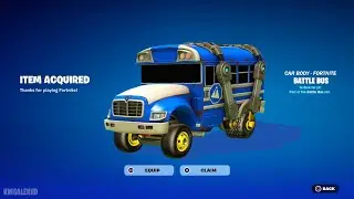 How To Get Battle Bus Car Body NOW FREE Fortnite (Unlocked Battle Bus Rocket League)