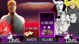 NARUTO VS BORUTO VILLAINS - AnimeScale - Naruto Power Levels