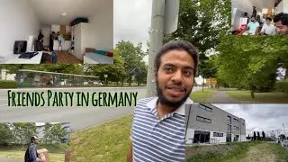 Party time in Germany With Friends || House Inauguration 💀|| New Dormitory near Paderborn University