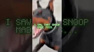 ​🚨 Scariest Doberman Ever... Wait, is that SNOOP?! 🐕💀 (Plot Twist) #shorts