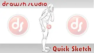 Figure Drawing #Shorts - Quick Sketch Figure Drawing Drawsh Studio
