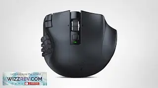 Razer Naga V2 HyperSpeed Wireless MMO Gaming Mouse: 19 Programmable Buttons