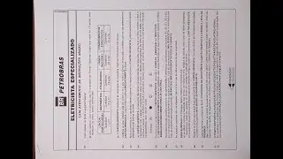 Questões 42 e 43 da Prova Eletricista especializado Petrobras 2005