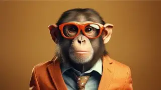 Monkey makeup 💄 funny #monkeyai #Funny