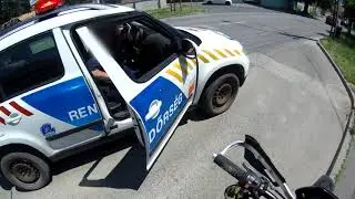 Aprilia MX 50 Stopped by Police [HUN]