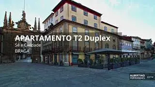 Apartamento T2 duplex, junto ao Arco da Porta Nova em Braga.